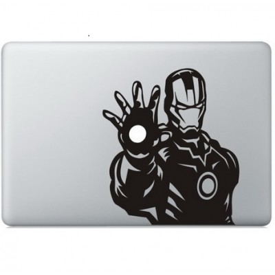 Iron Man (6) Macbook Decal Black Decals